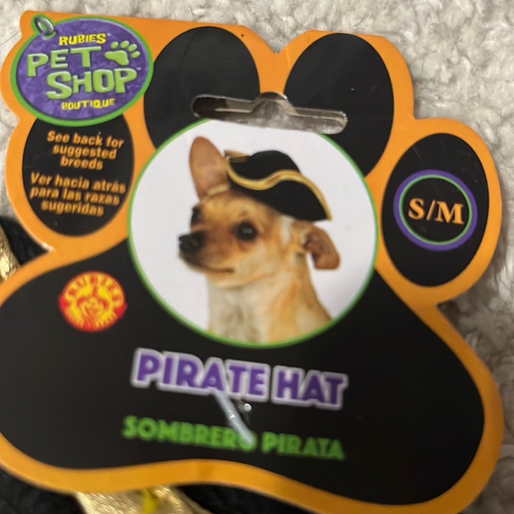 NWT Tiny Pirate Hat for Cat or Dog